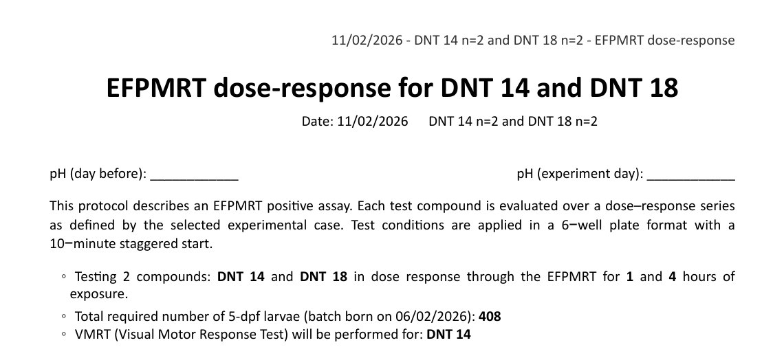 Generated protocol PDF